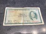 10 francs luxembourgeois 1954, Timbres & Monnaies, Billets de banque | Europe | Billets non-euro, Enlèvement ou Envoi