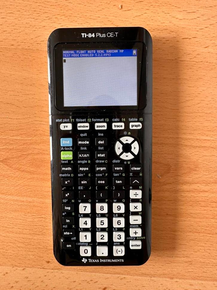 Texas Instruments TI-84 Plus CE-T, Diversen, Rekenmachines, Zo goed als nieuw, Grafische rekenmachine, Ophalen of Verzenden