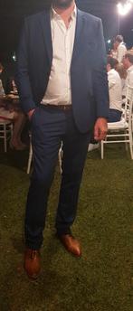 Donkerblauw herenkostuum, Vêtements | Hommes, Enlèvement ou Envoi, Taille 56/58 (XL), Comme neuf, Bleu