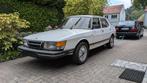 Saab 900 2.0 8V 4 deurs bouwjaar 1985, Auto's, Voorwielaandrijving, 4 deurs, Stof, Wit