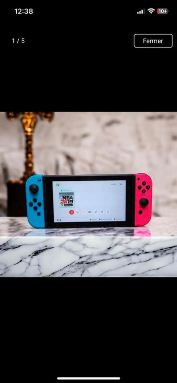 Nintendo switch comme neuve avec protection offertes 
