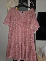Roos kleedje met witte hardjes, Kleding | Dames, Jurken, Ophalen, Maat 46/48 (XL) of groter, Roze, Gedragen