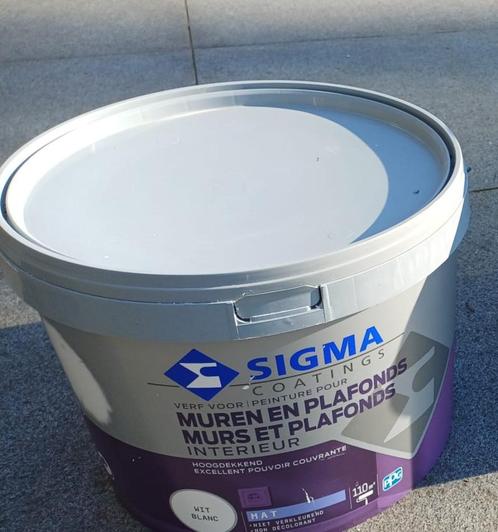 Witte verf/Primer, Doe-het-zelf en Bouw, Verf, Beits en Lak, Nieuw, Verf, 10 tot 15 liter, Wit, Ophalen