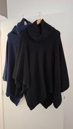 2 nieuw gebreide poncho, Ophalen, Nieuw, Zwart