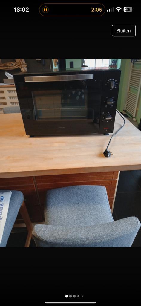 Vrijstaande oven, Electroménager, Fours, Comme neuf, Autoportant, Enlèvement ou Envoi