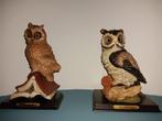 2 uilen van A. Sabatini, Ophalen of Verzenden, Zo goed als nieuw, Vogel, Beeldje of Figuurtje