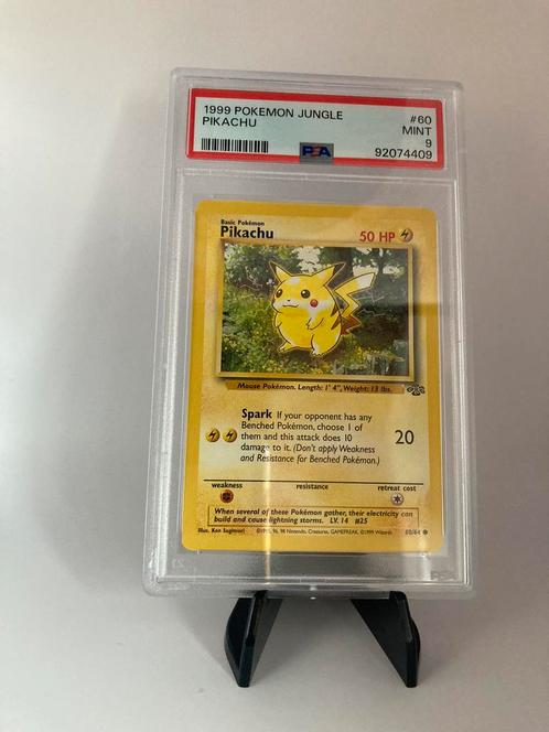 Pikachu #60 PSA9, Hobby & Loisirs créatifs, Jeux de cartes à collectionner | Pokémon, Comme neuf, Enlèvement ou Envoi