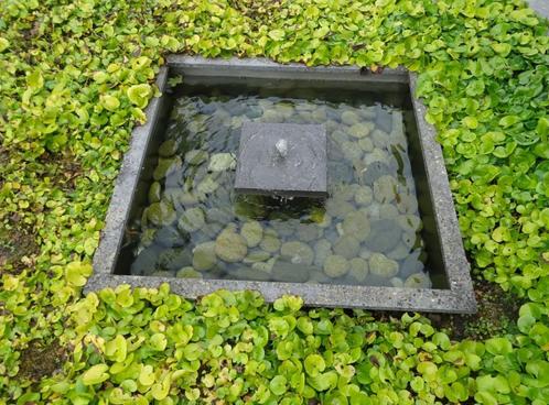 Vijver met fontein, Tuin en Terras, Vijver-toebehoren, Zo goed als nieuw, Vijverbak, Ophalen