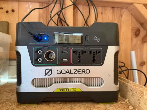 Goal Zero Yeti 400 + Goal Zero zonnepaneel, Caravans en Kamperen, Kampeeraccessoires, Zo goed als nieuw, Ophalen