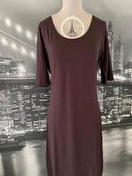 prachtig bruin - bordeaux kleedje - Cora Kemperman - 42, Taille 42/44 (L), Comme neuf, Sous le genou, Envoi