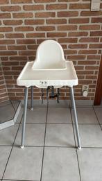 Babystoel wit, Kinderen en Baby's, Kinderstoelen, Ophalen, Gebruikt, Gordel(s)