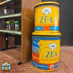 2 grote vintage ZEA winkel blikken (Zeelandia) bakkerij, Verzamelen, Blikken, Ophalen of Verzenden, Gebruikt, Overige, Overige merken
