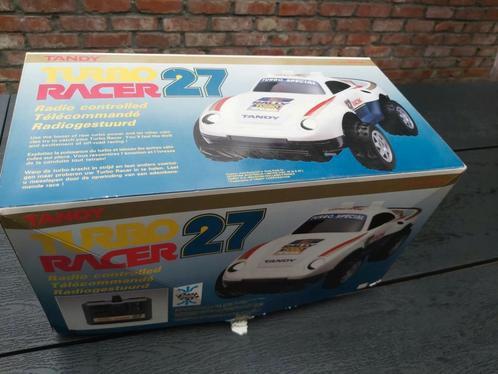 Vintage RC, Tandy Turbo Racer 27, Porsche 959, telegeleid, Hobby en Vrije tijd, Modelbouw | Radiografisch | Auto's, Gebruikt, Ophalen of Verzenden