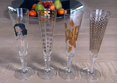 Ritzenhoff / Goldnacht Champus / Champagneglazen / Kristal, Antiek en Kunst, Antiek | Glaswerk en Kristal, Ophalen of Verzenden