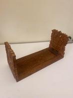 Uitgesneden Houten Opklapbaar Boekenrek., Ophalen of Verzenden, Zo goed als nieuw