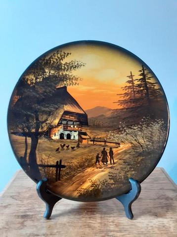 Antiek wandbord Majolika SMF Schramberg, Enlèvement ou Envoi