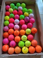 50 gekleurde golfballen, Sport en Fitness, Golf, Ophalen, Gebruikt