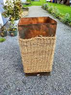 Jardiniere en cuivre avec cordage, Ophalen, Nieuw