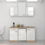 keuken nieuw hoogglans mdf 150 cm, Huis en Inrichting, Overige materialen, Wit, Nieuw, Enkelwandige keuken