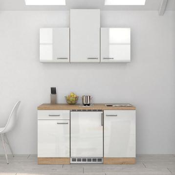 keuken nieuw hoogglans mdf 150 cm, Huis en Inrichting, Overige materialen, Wit, Nieuw, Enkelwandige keuken