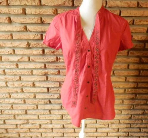 (3) - chemisier femme t.40 rouge - esprit -, Kleding | Dames, Blouses en Tunieken, Zo goed als nieuw, Maat 38/40 (M), Rood, Ophalen of Verzenden