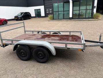 TWINS Aanhanger, machinetrasporter tendemasser. 750kg beschikbaar voor biedingen