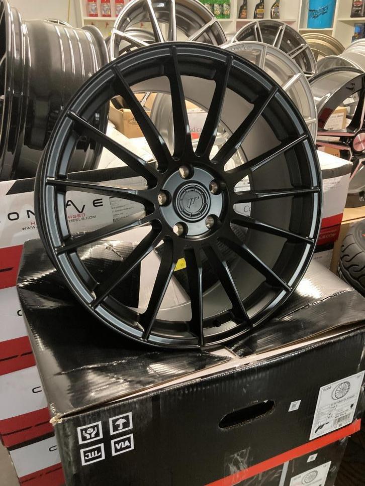NIEUWE Velgenset JR SL05 19x8,5 ET45 5x112 Matt Black, Auto diversen, Tuning en Styling, Ophalen of Verzenden