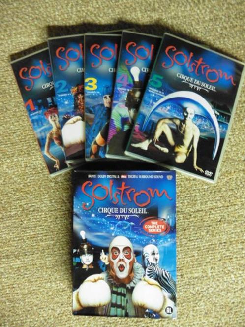 Cirque du Soleil "Solstrom" (2005) (5 dvd Boxset) , Cd's en Dvd's, Dvd's | Muziek en Concerten, Zo goed als nieuw, Tv-serie of Tv-programma
