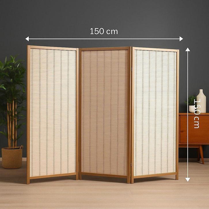 Kamerscherm Paravent Laag model 150 cm, Maison & Meubles, Accessoires pour la Maison | Paravents d'intérieur, Neuf, Envoi