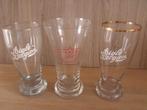 3 verres à bière  pied arrondi - Aigle Belgica & Fort Ale, Enlèvement, Utilisé, Verre ou Verres