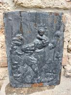 Gietijzeren wandplaque, Ophalen of Verzenden, Gebruikt