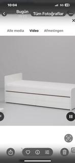SLAKT Bedframe  90x 2000 İKEA, Huis en Inrichting, Slaapkamer | Bedden, Ophalen, 90 cm, Wit, Tweepersoons