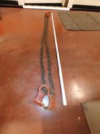 Hijs ketting met 2 haken  1,40 m, Doe-het-zelf en Bouw, Ophalen, Zo goed als nieuw