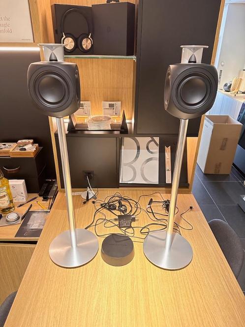 Bang & Olufsen Beolab 3 & Beosound Core streaming - B&O, Audio, Tv en Foto, Luidsprekerboxen, Zo goed als nieuw, Front, Rear of Stereo speakers