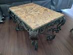 Table basse marbre pieds en fer forgé, Antiquités & Art, Enlèvement