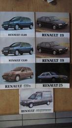 Manuels Youngtimers RENAULT Clio, R19 & 25, Express, Autos : Divers, Modes d'emploi & Notices d'utilisation, Enlèvement ou Envoi