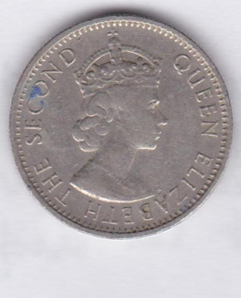 Mauritius 1/4 roepie 1971, Postzegels en Munten, Munten | Azië, Losse munt, Zuid-Azië, Ophalen of Verzenden