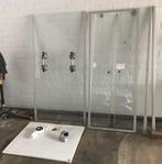 Douchehoek + douchebak, Ophalen, Gebruikt, Glas, Douche