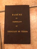 Barème du fabricant et négociant en verres 1884