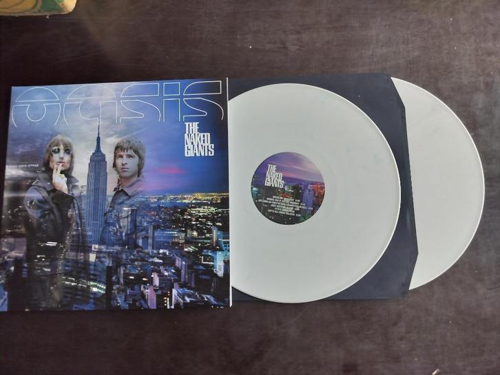 OASIS - THE NAKED GIANTS - 2 lp WIT vinyl, Cd's en Dvd's, Vinyl | Hardrock en Metal, Ophalen of Verzenden