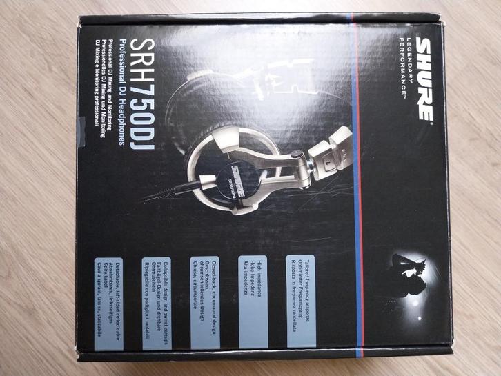 Professional hoofdtelefoon Shure SRH750DJ, Audio, Tv en Foto, Hoofdtelefoons, Zo goed als nieuw, Overige merken, Surround, Ophalen