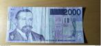 3 Billets de 2 000 francs Architecte Victor Horta 1861-1947, Enlèvement ou Envoi