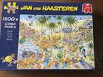 Puzzel Jumbo 1500 stukjes Jan Van Haasteren De oase, Ophalen of Verzenden, 500 t/m 1500 stukjes, Gebruikt, Legpuzzel