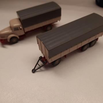 WIKING - HO-scale BUSSING TRUCKCOMBINATIE. beschikbaar voor biedingen