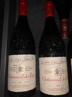 2 flessen Châteauneuf-du-pape - 2001, France, Enlèvement ou Envoi, Vin rouge, Neuf