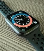 Apple Watch 6 44mm space black in goede staat, Hoogte, Zwart, IOS, Ophalen of Verzenden