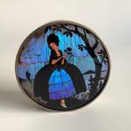 prachtige verzilverd art deco doos + morpho vlindervleugels, Antiek en Kunst, Ophalen of Verzenden