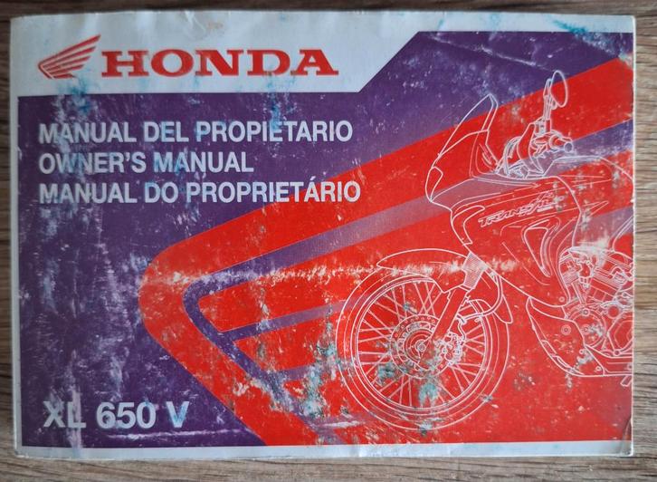 Originele Honda XL 650 V Transalp Owner's Manual, Motoren, Handleidingen en Instructieboekjes, Honda, Verzenden