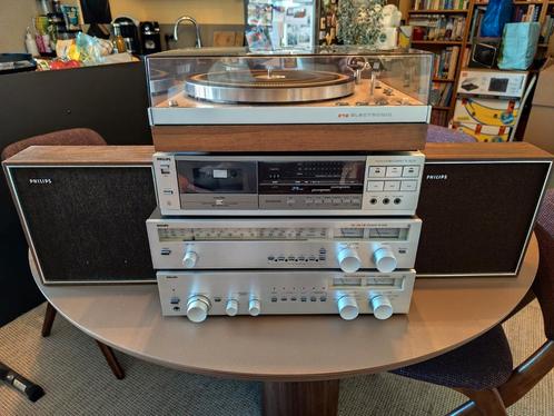 Vintage Philips audio apparatuur, Audio, Tv en Foto, Radio's, Gebruikt, Ophalen