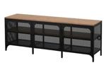 Tv-meubel zwart, Ophalen, 150 tot 200 cm, Nieuw, Metaal